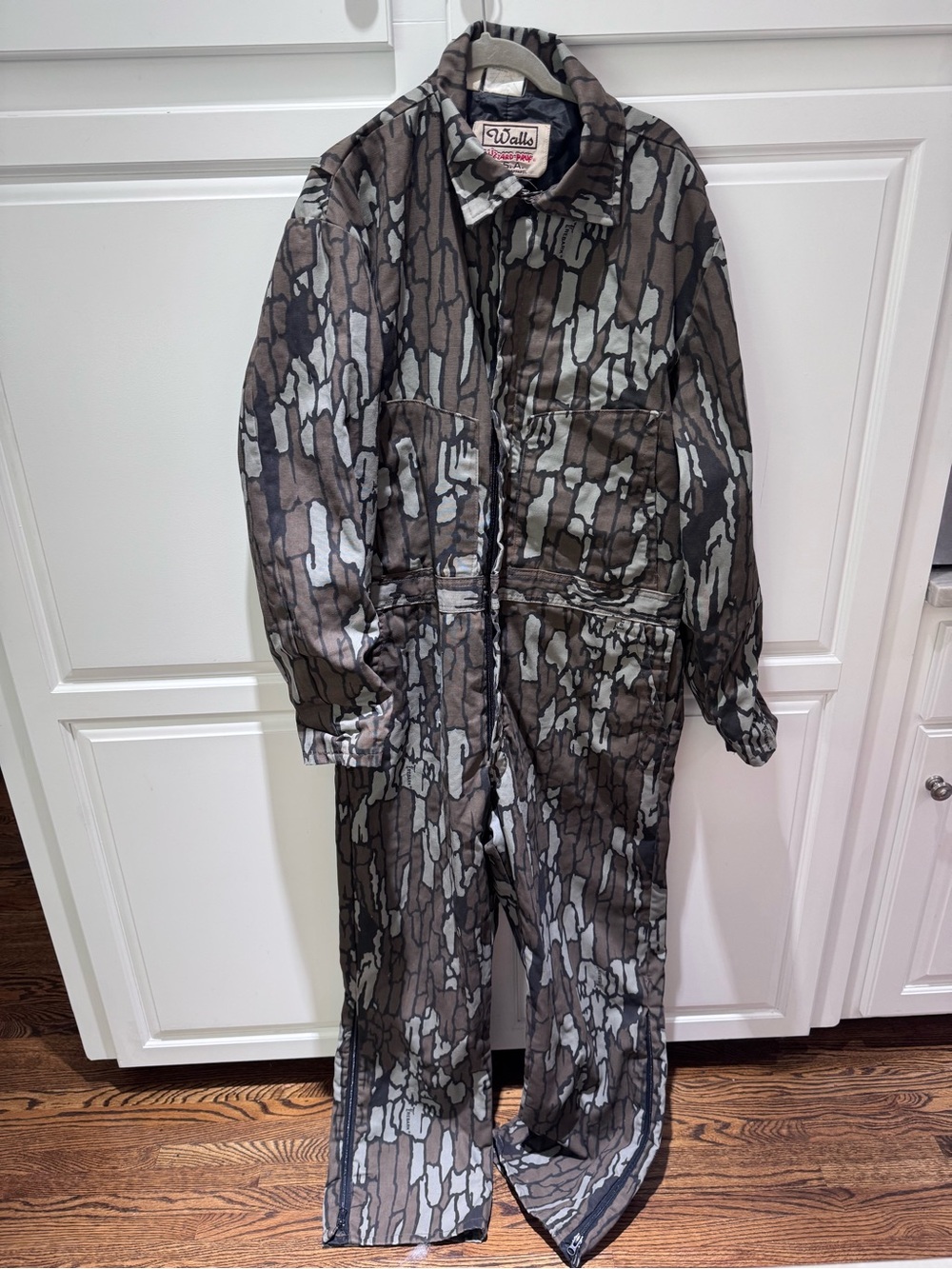 Walls Bizzard Pruf in Trebark Brown & Gray Patterned Utility Coverall Jacket